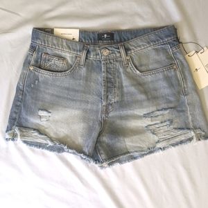 7 For All Mankind Jean Shorts